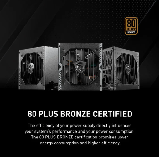 MSI MAG A550BN 550W - NOIR