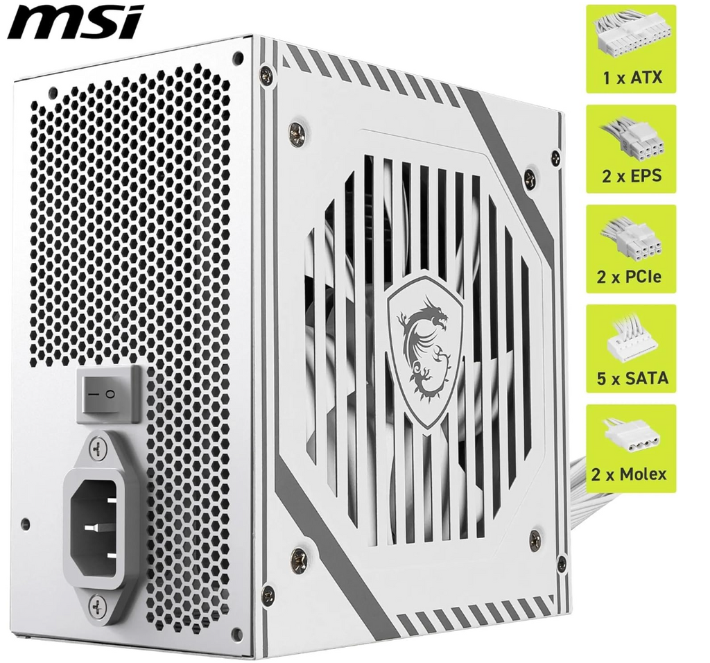 MSI MAG A650BNL – 650W – White Edition