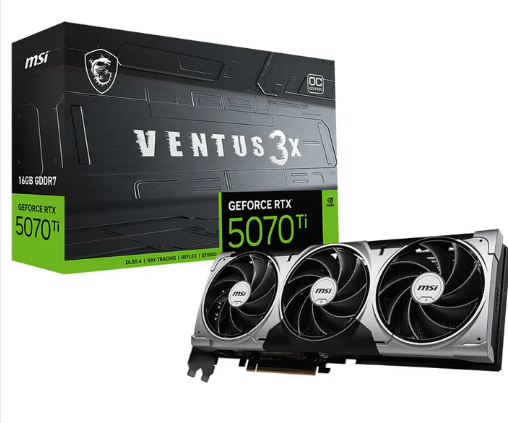 MSI GeForce RTX 5070 Ti VENTUS 3X OC