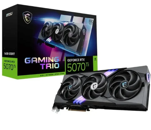 MSI GeForce RTX 5070 Ti GAMING TRIO OC PLUS