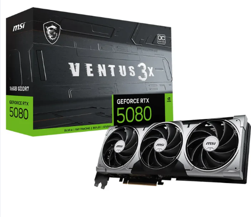 MSI GeForce RTX 5080 16G VENTUS 3X OC