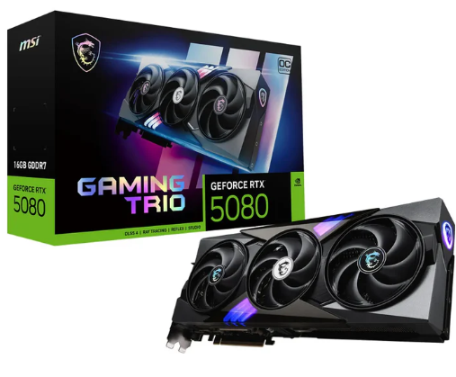 MSI GeForce RTX 5080 GAMING TRIO OC BLACK