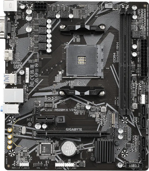 GIGABYTE A520M K V2 (AM4)
