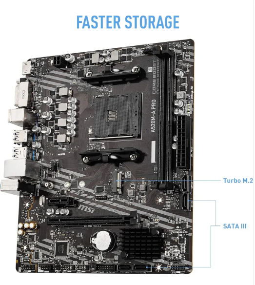 Carte Mère MSI - A520M-A PRO - AM4