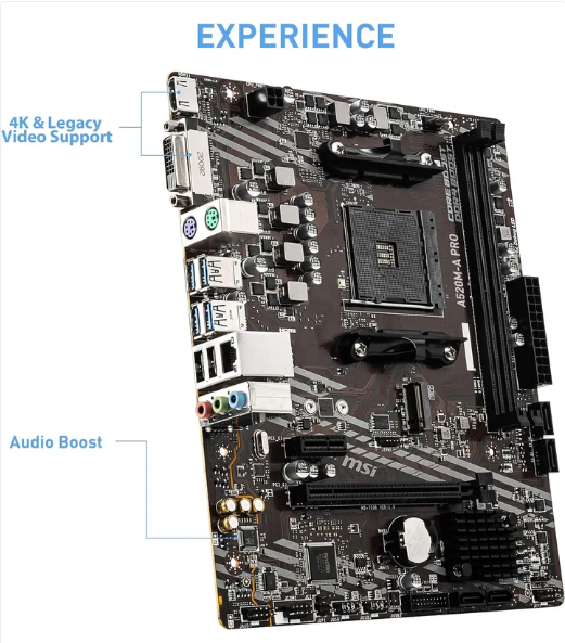 Carte Mère MSI - A520M-A PRO - AM4