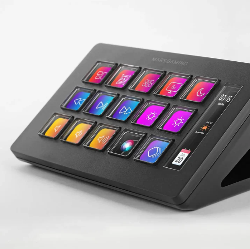 StreamDeck Mars Gaming Slim MSD-One Noir