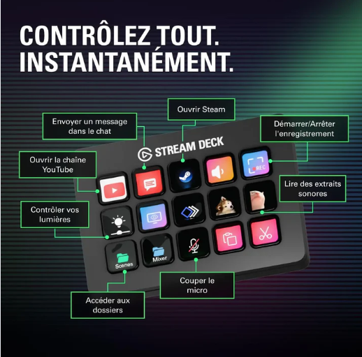 Elgato Stream Deck MK.2 Noir