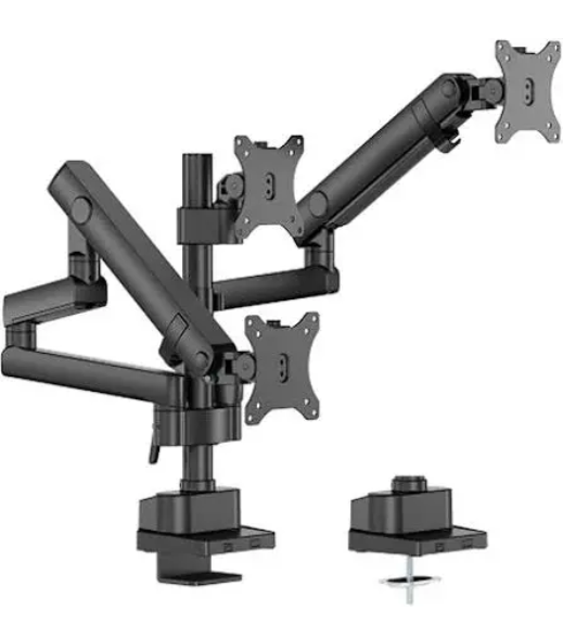 Support Bras Mécanique - Noir - 3 moniteurs - 17" - 32"