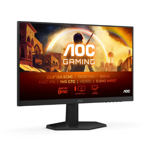 Ecran 24" AOC Gaming G4 24G42E Full HD 180Hz (Noir)