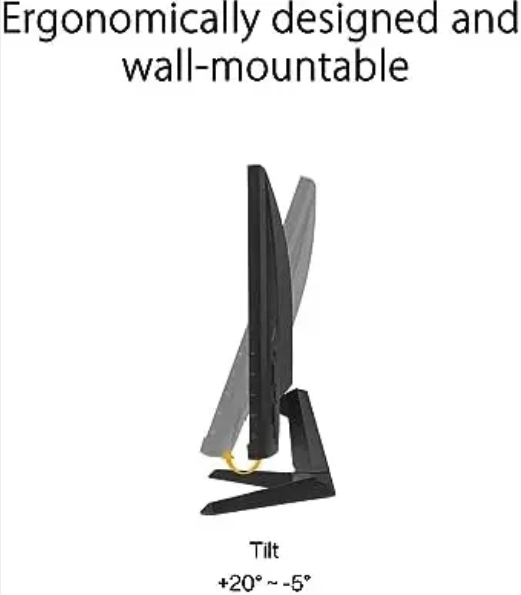 ASUS TUF Gaming 27'' - Full HD / 165 Hz / 1 ms / Plat / Fast IPS