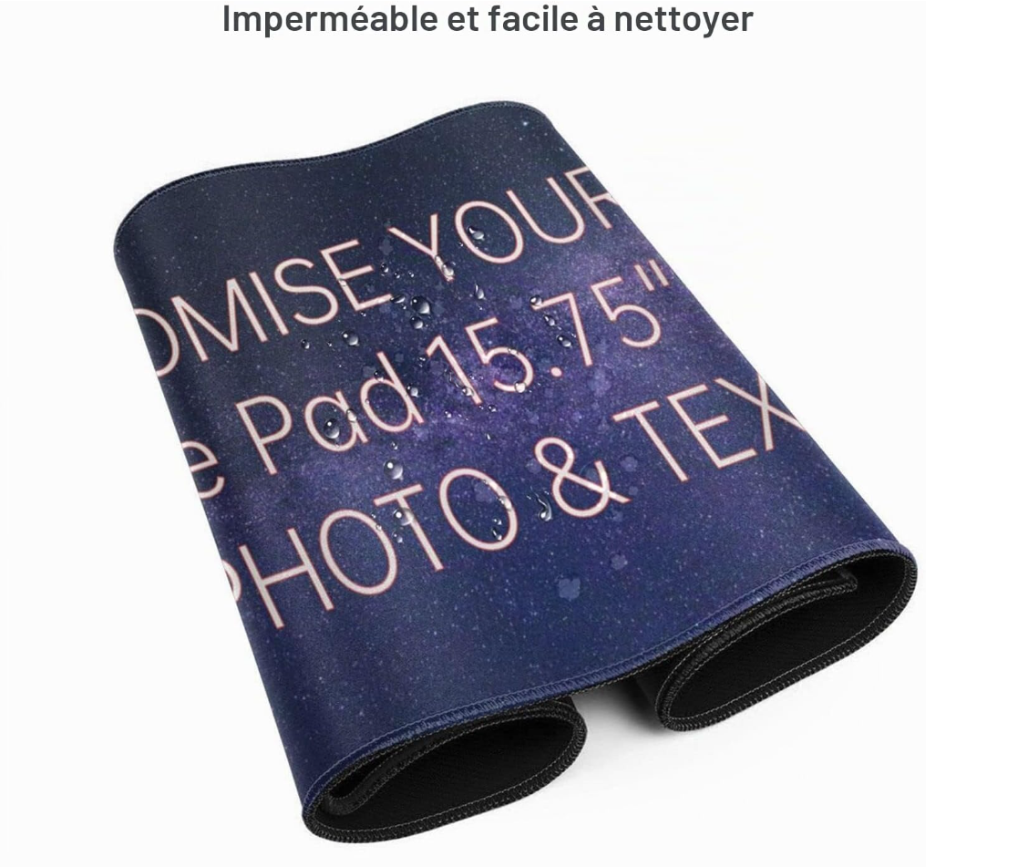 Tapis de Souris Gaming Personnalisable